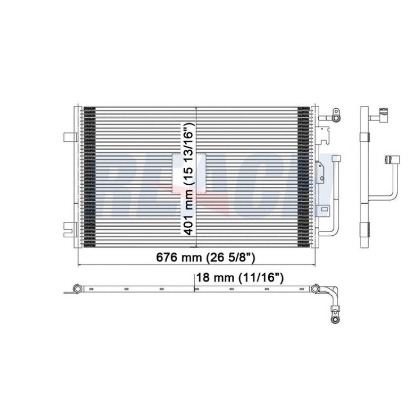 Reach International 31-4612 A/C Condenser