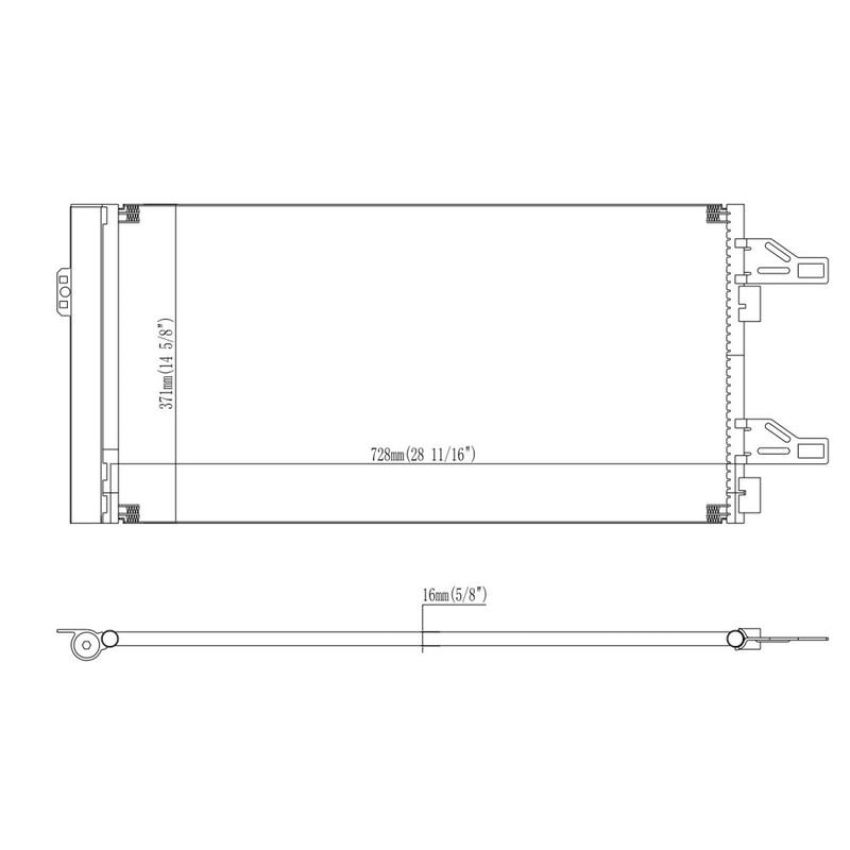 Reach International 31-4614 A/C Condenser