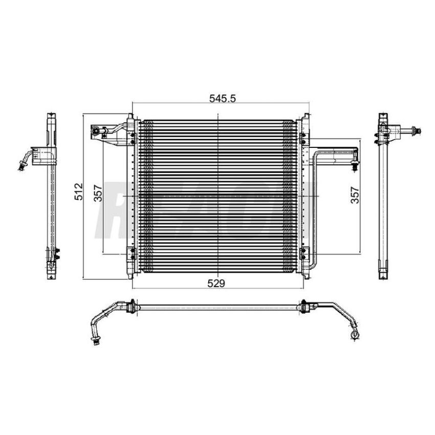 Reach International 31-4628 A/C Condenser
