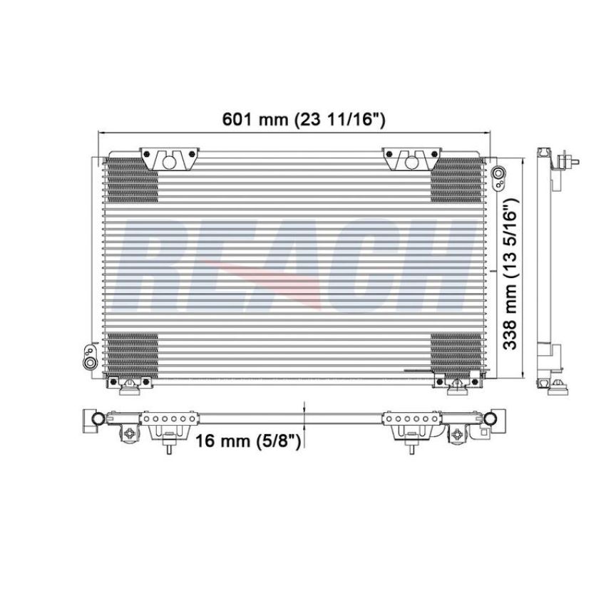 Reach International 31-4643 A/C Condenser