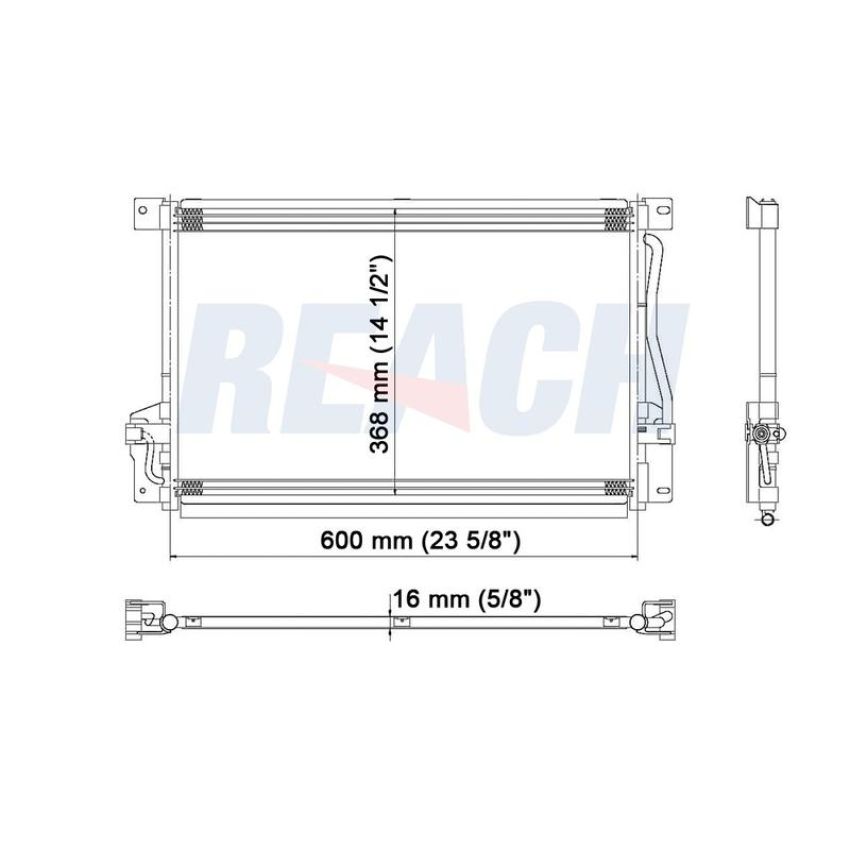 Reach International 31-4659 A/C Condenser