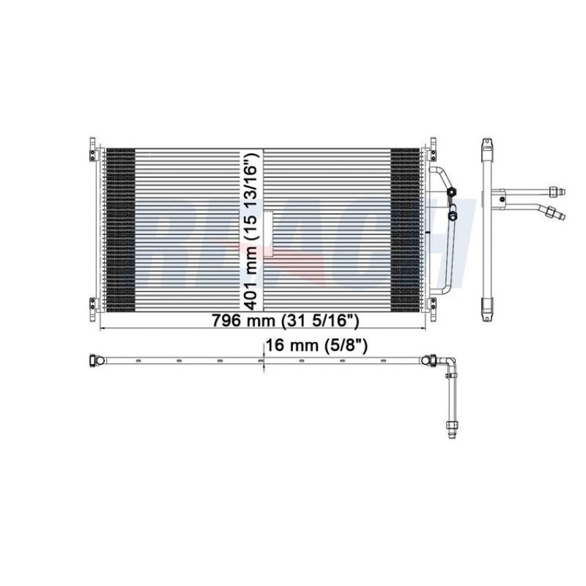 Reach International 31-4678 A/C Condenser
