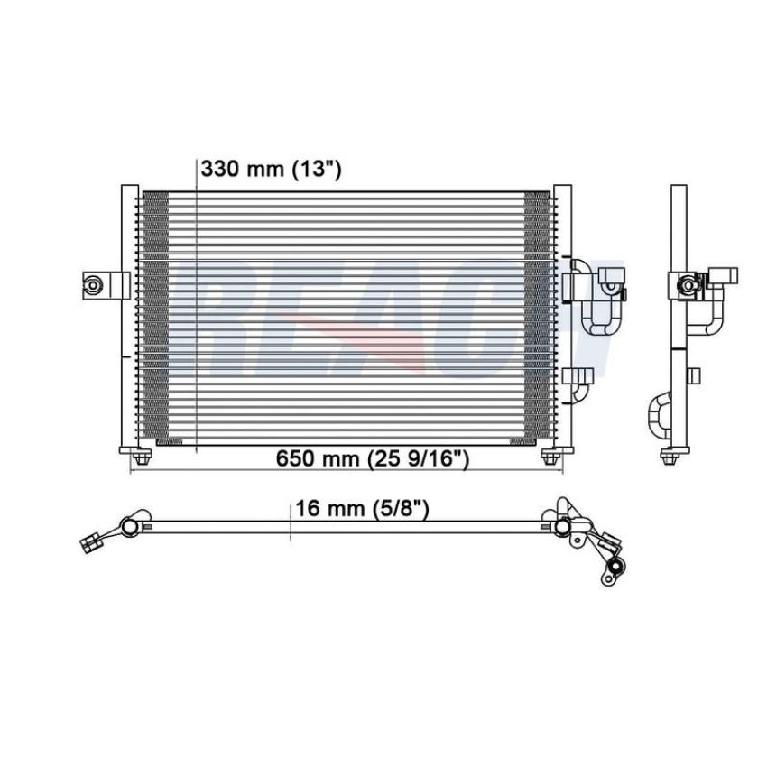Reach International 31-4682 A/C Condenser