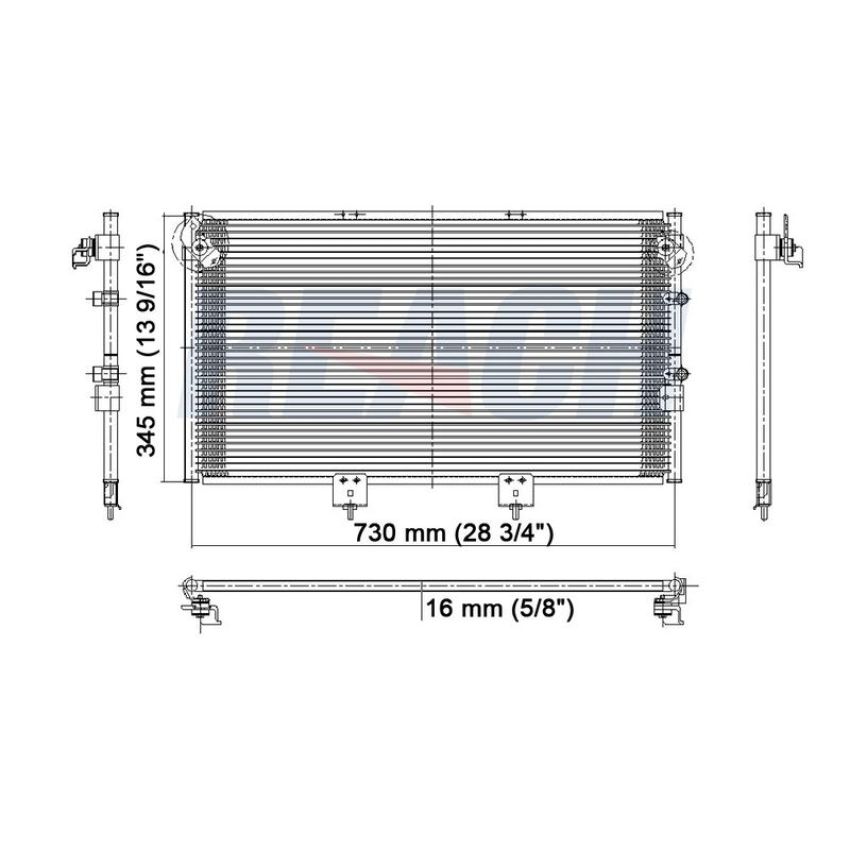 Reach International 31-4684 A/C Condenser