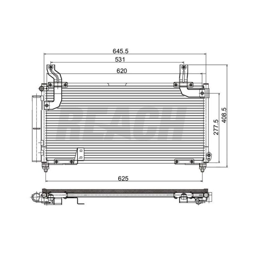 Reach International 31-4695 A/C Condenser