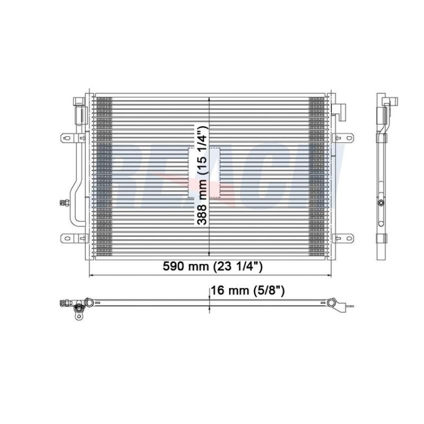 Reach International 31-4702 A/C Condenser