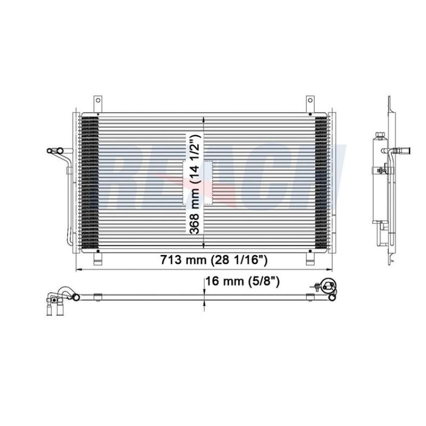 Reach International 31-4707 A/C Condenser