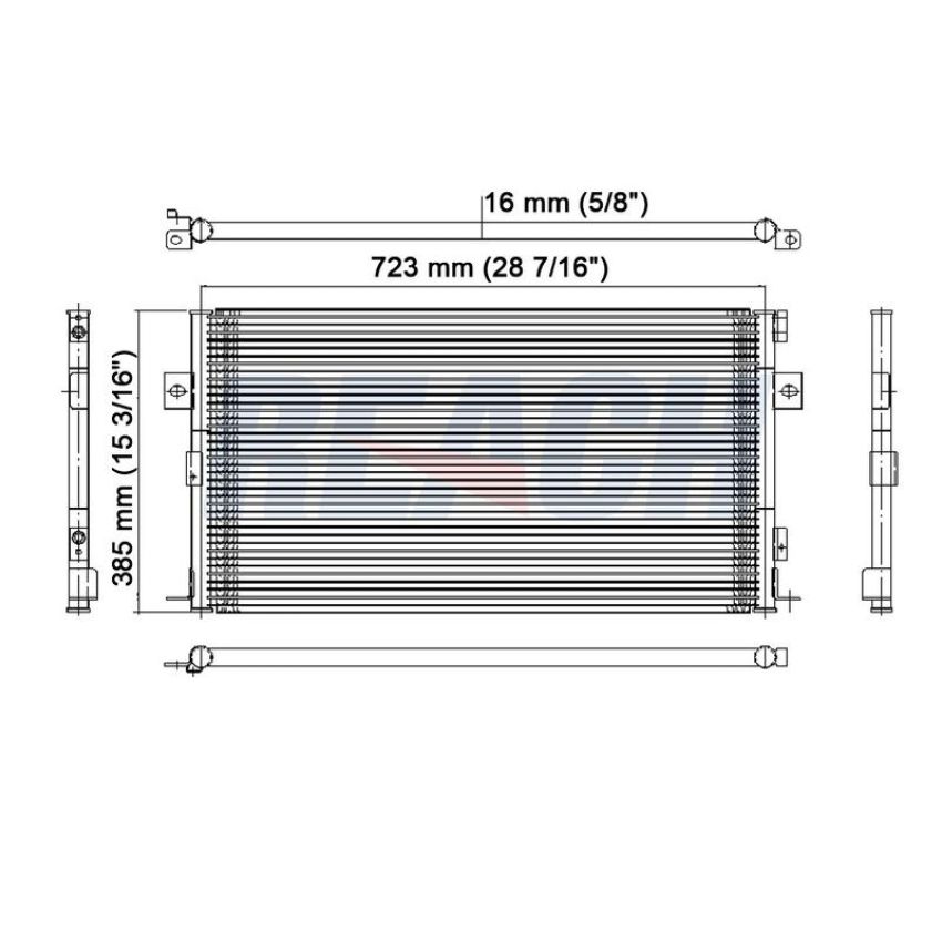 Reach International 31-4710 A/C Condenser