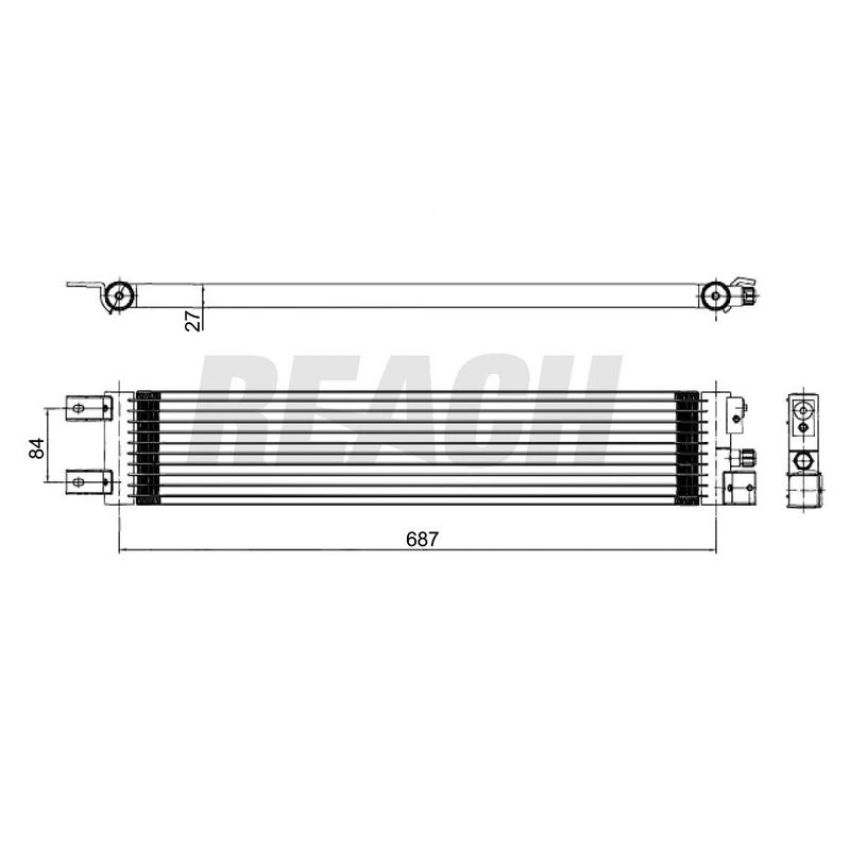 Reach International 31-4712 A/C Condenser