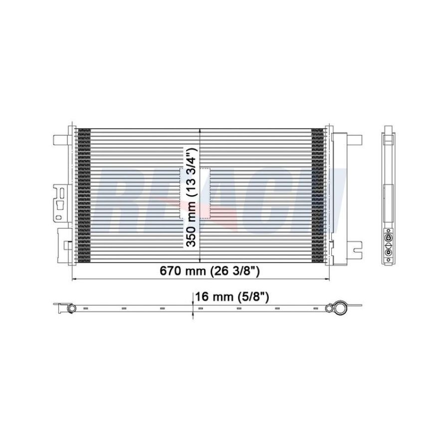 Reach International 31-4718 A/C Condenser