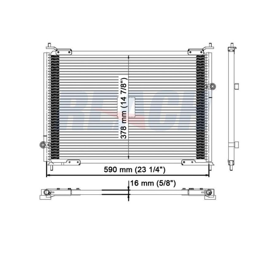 Reach International 31-4733 A/C Condenser