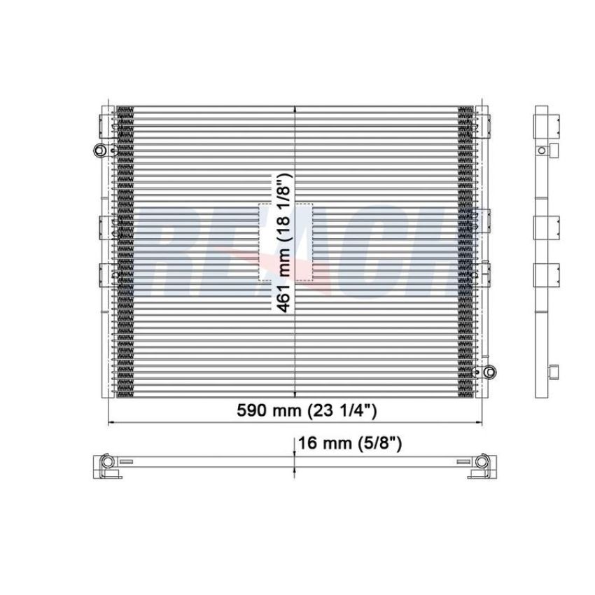 Reach International 31-4744 A/C Condenser
