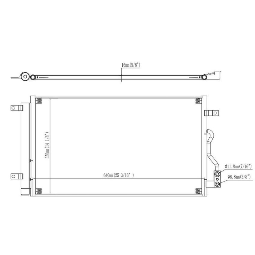 Reach International 31-4759 A/C Condenser