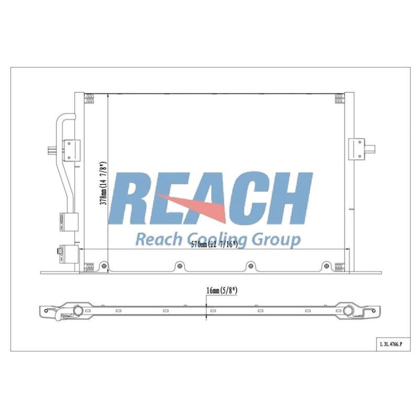 Reach International 31-4766 A/C Condenser