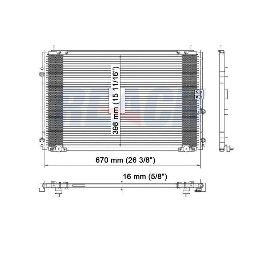 Reach International 31-4773 A/C Condenser