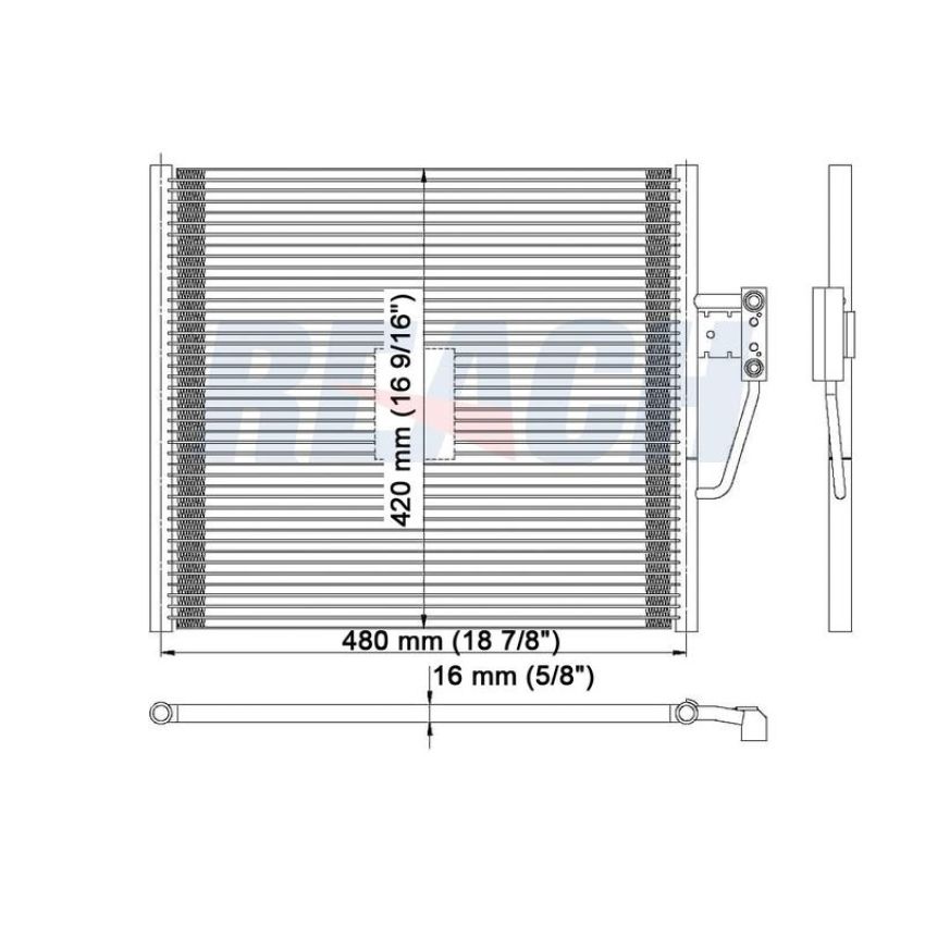 Reach International 31-4780 A/C Condenser
