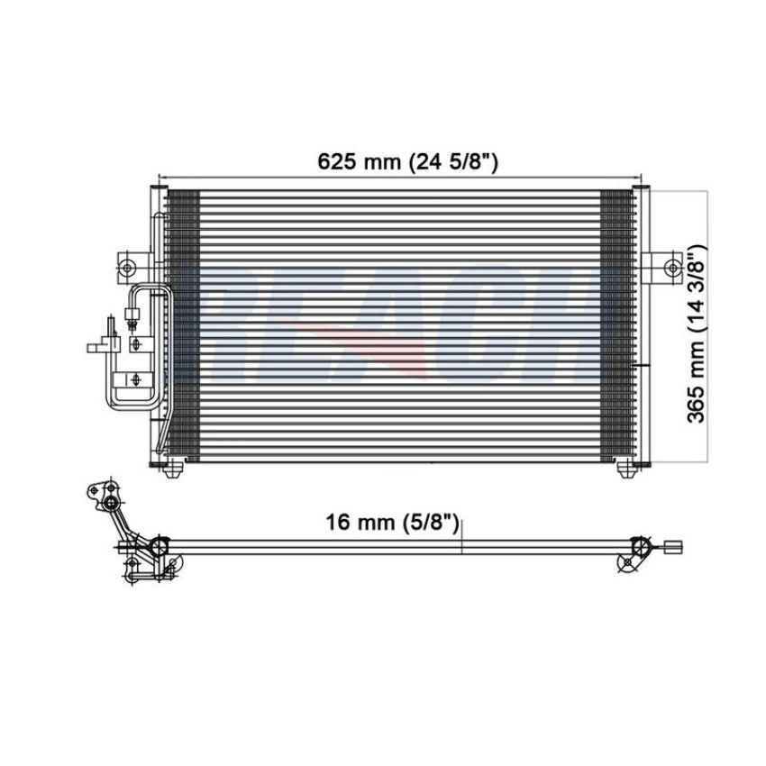 Reach International 31-4793 A/C Condenser