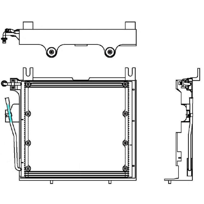 Reach International 31-4798 A/C Condenser