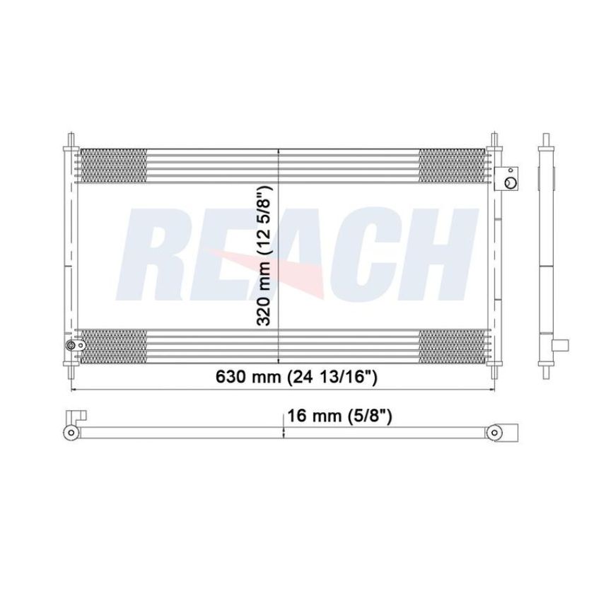 Reach International 31-4802 A/C Condenser