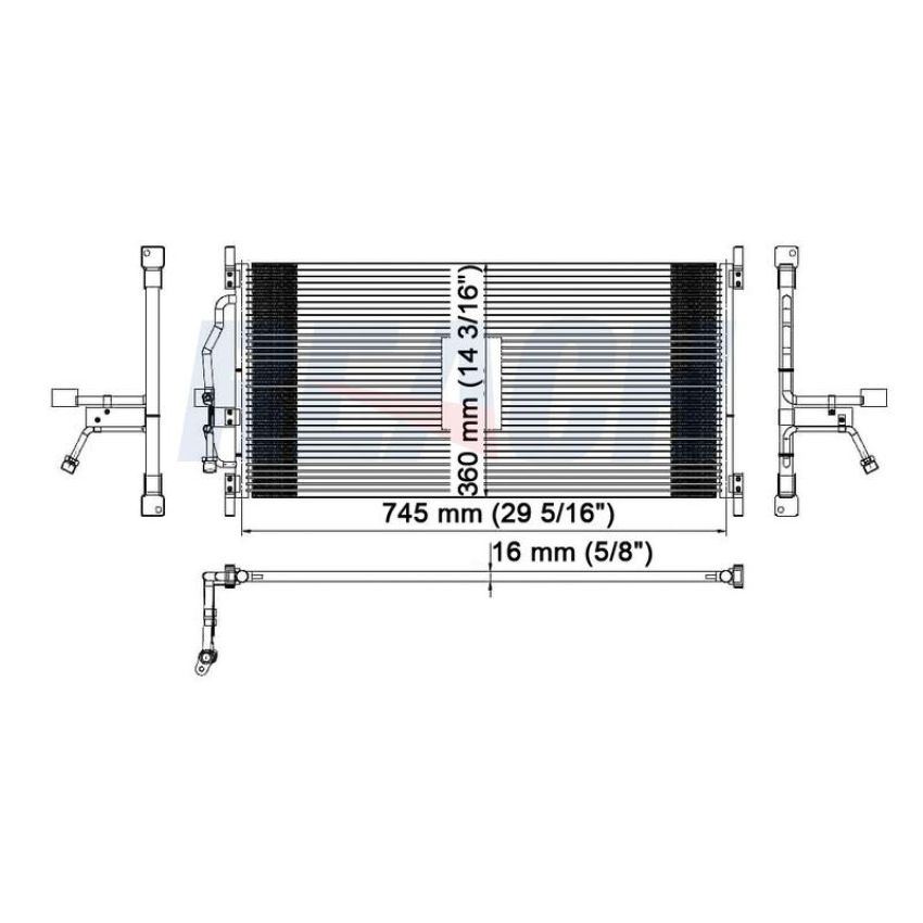Reach International 31-4806 A/C Condenser