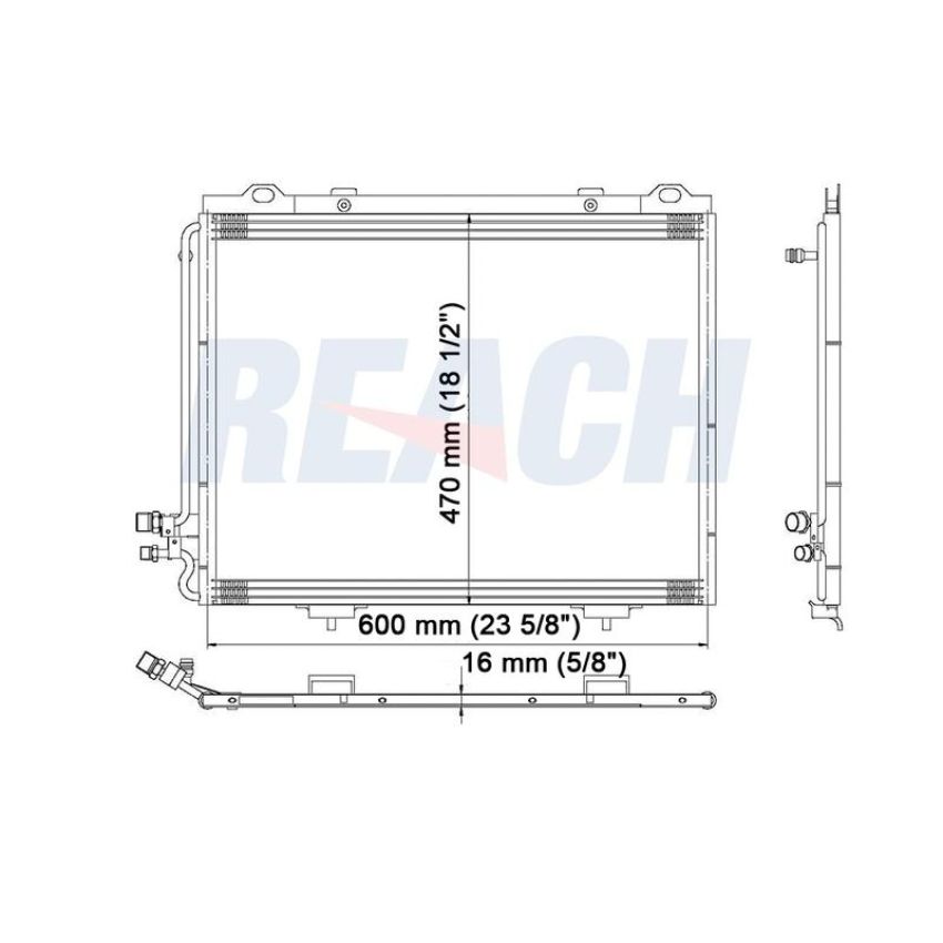 Reach International 31-4814 A/C Condenser