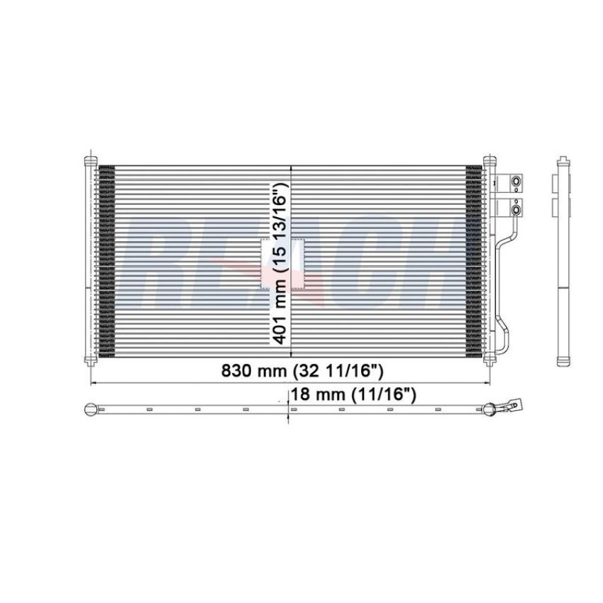 Reach International 31-4879 A/C Condenser