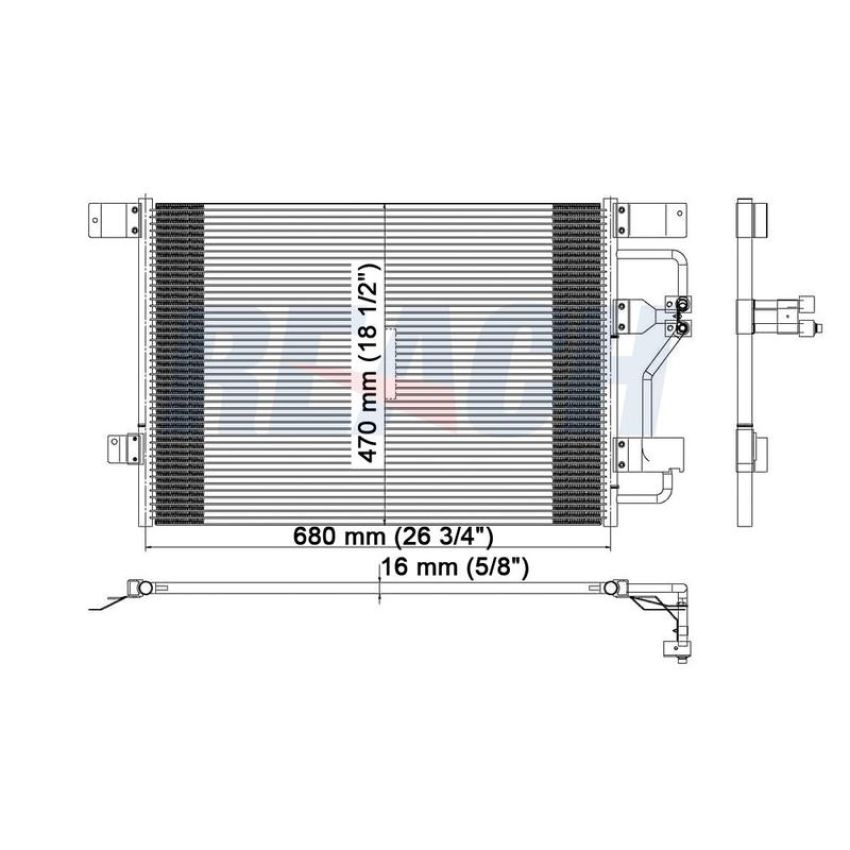Reach International 31-4881 A/C Condenser