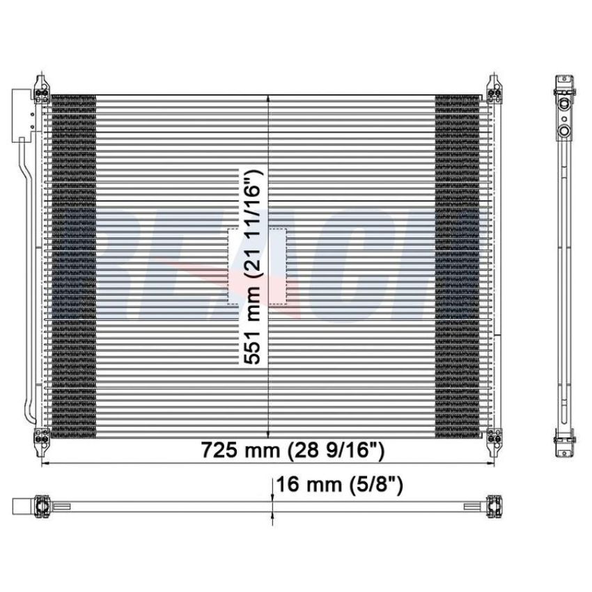 Reach International 31-4883 A/C Condenser