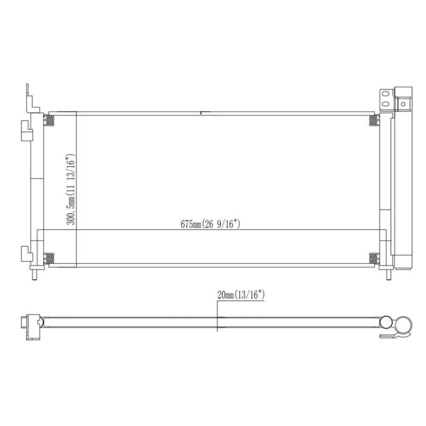 Reach International 31-4892 A/C Condenser