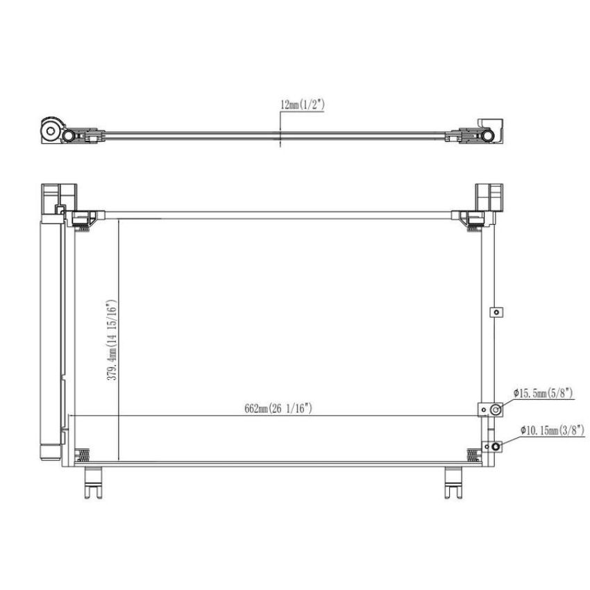 Reach International 31-4893 A/C Condenser