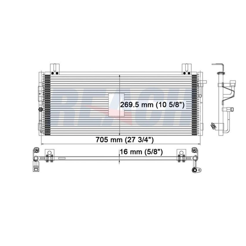 Reach International 31-4897 A/C Condenser