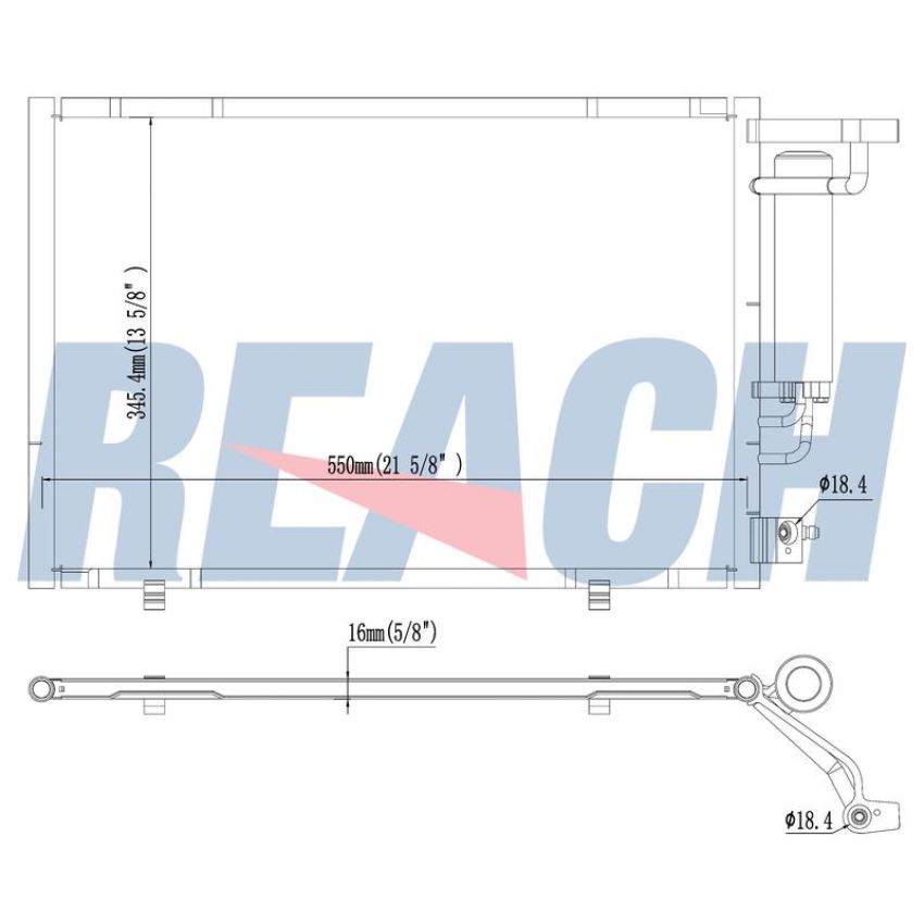 Reach International 31-4919 A/C Condenser