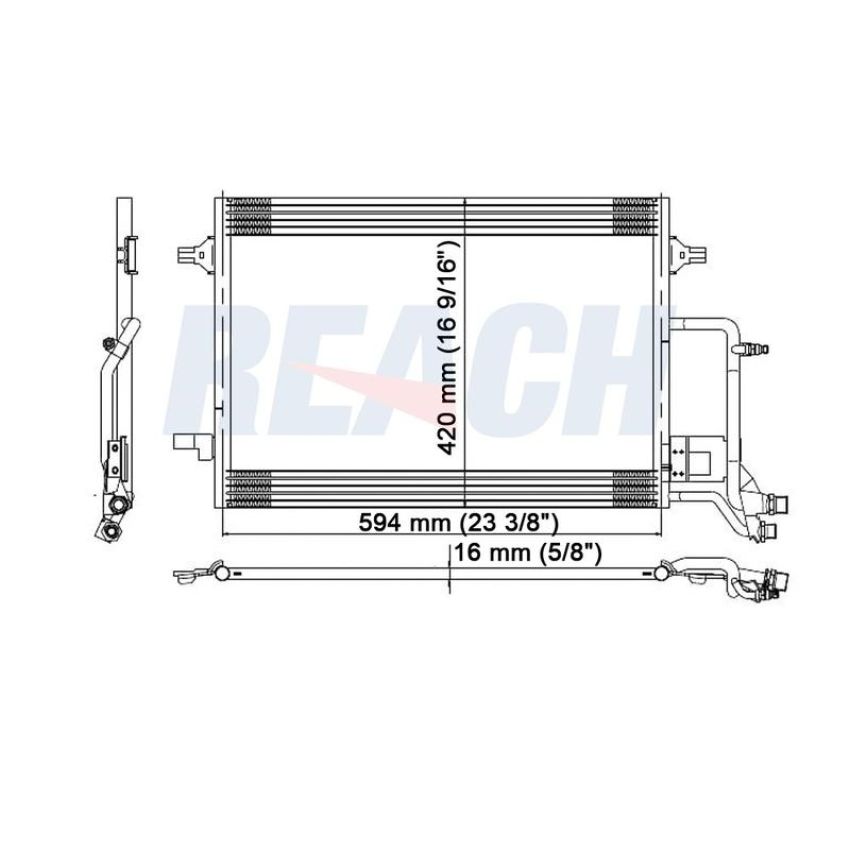 Reach International 31-4923 A/C Condenser