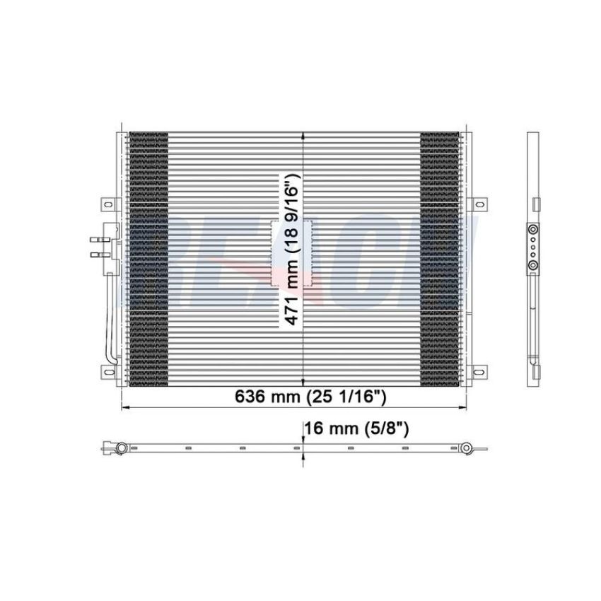 Reach International 31-4925 A/C Condenser