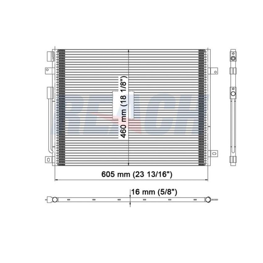 Reach International 31-4930 A/C Condenser