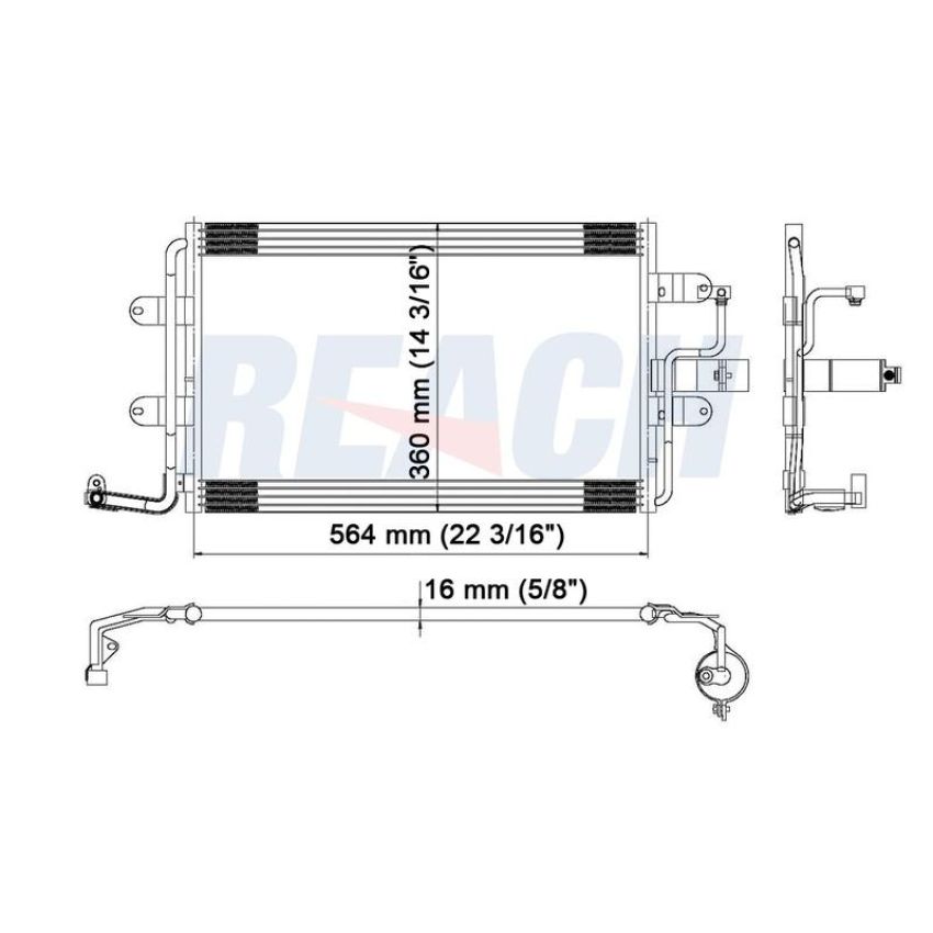 Reach International 31-4932 A/C Condenser