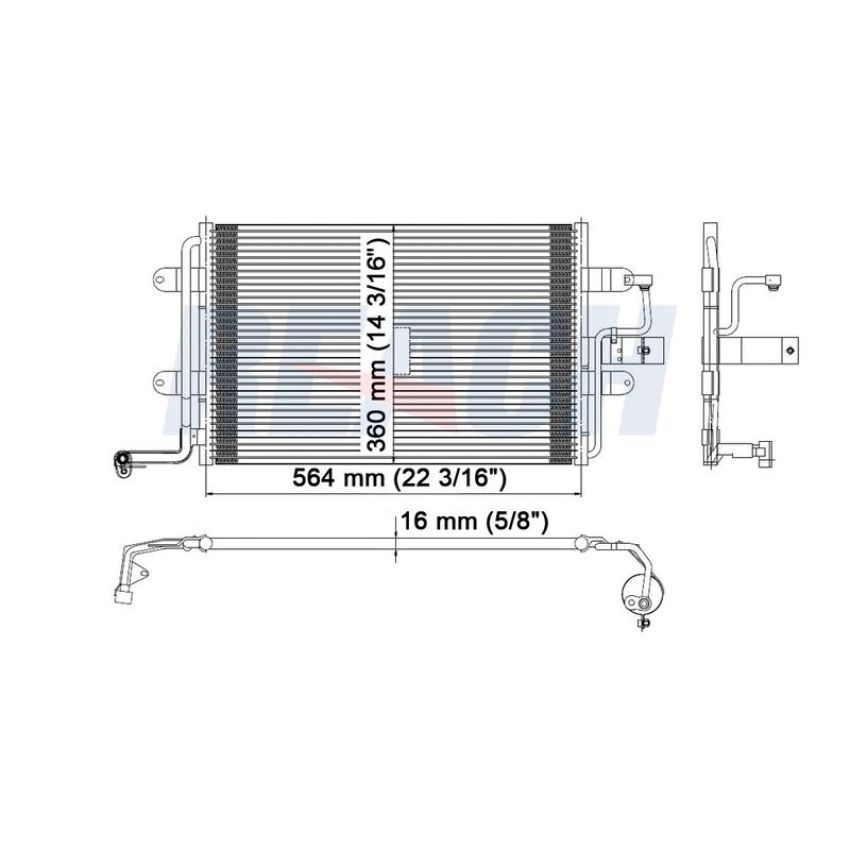 Reach International 31-4933 A/C Condenser