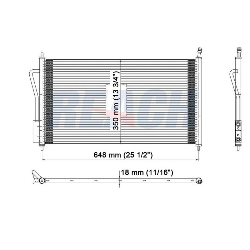 Reach International 31-4938 A/C Condenser