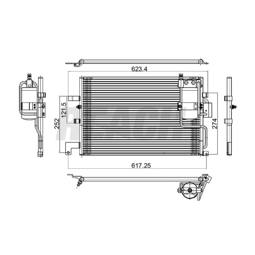 Reach International 31-4941 A/C Condenser