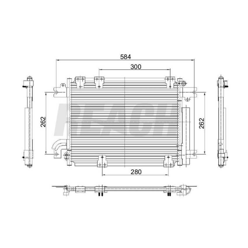 Reach International 31-4945 A/C Condenser