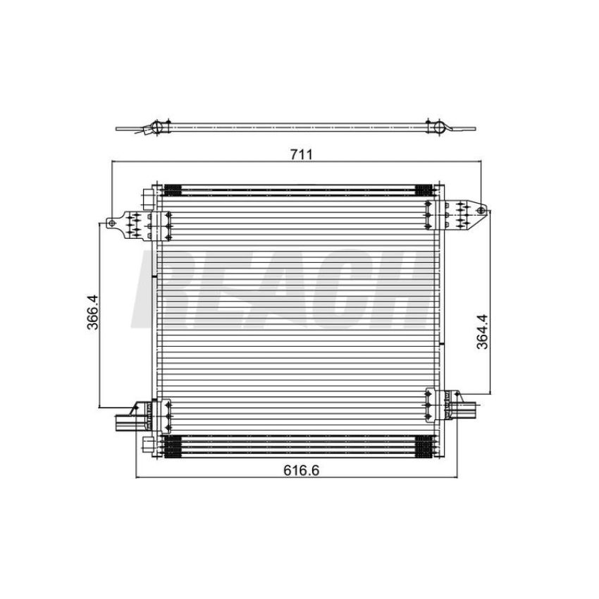 Reach International 31-4947 A/C Condenser