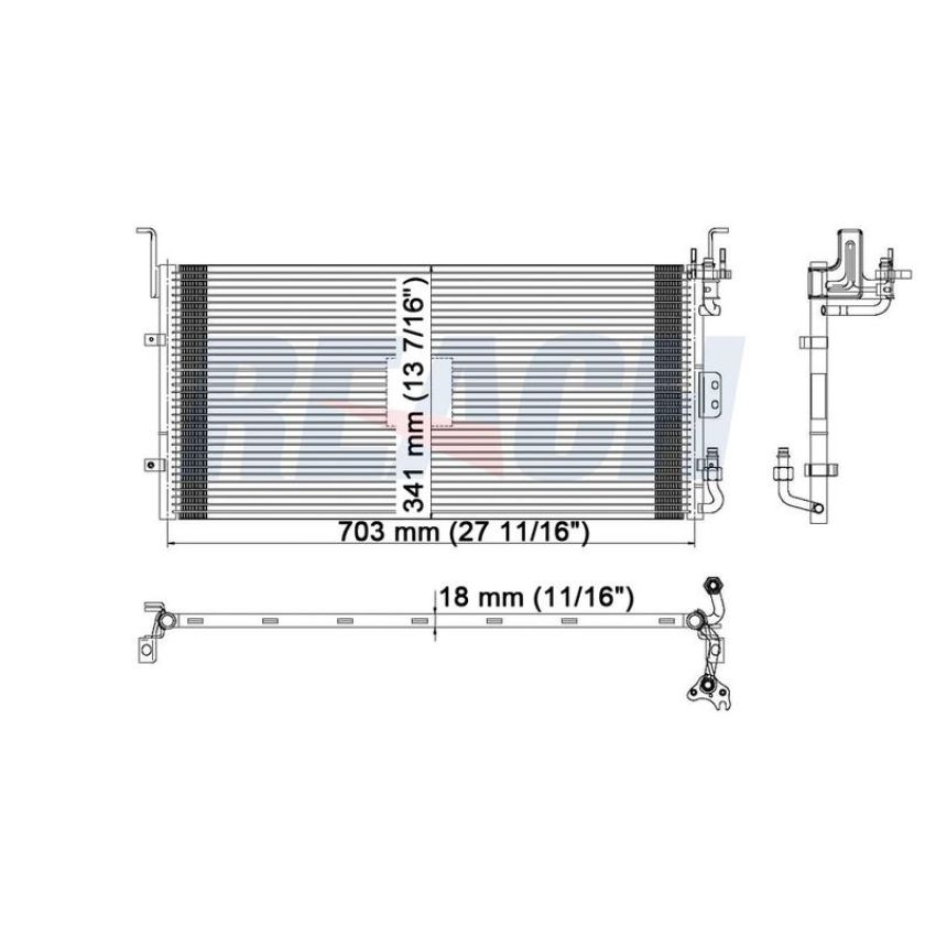 Reach International 31-4949 A/C Condenser