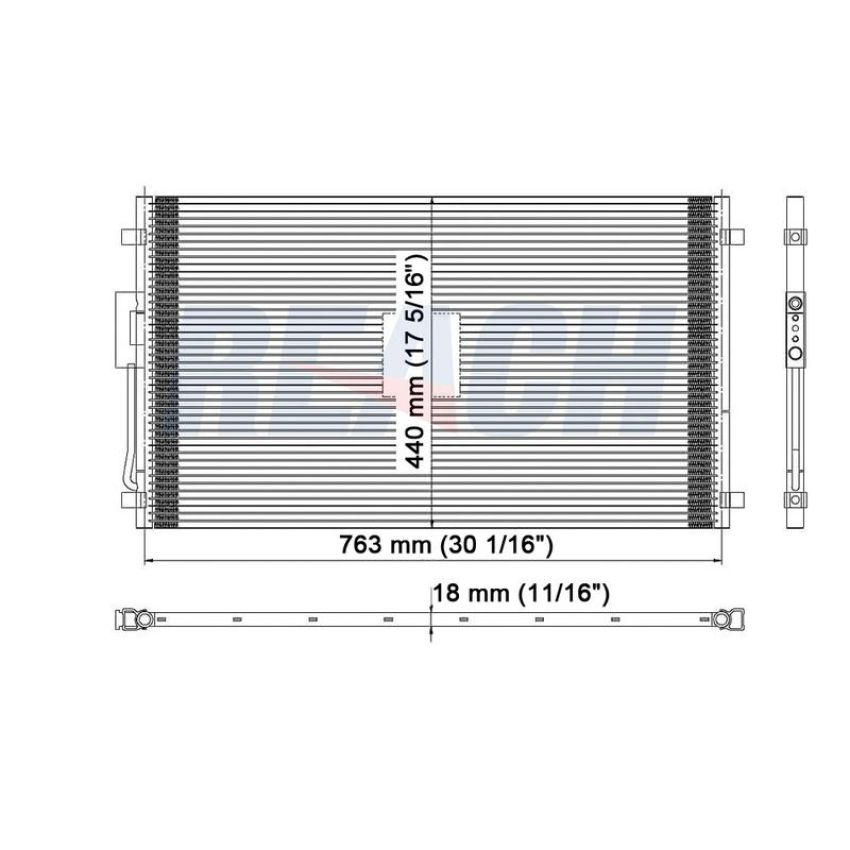 Reach International 31-4957 A/C Condenser