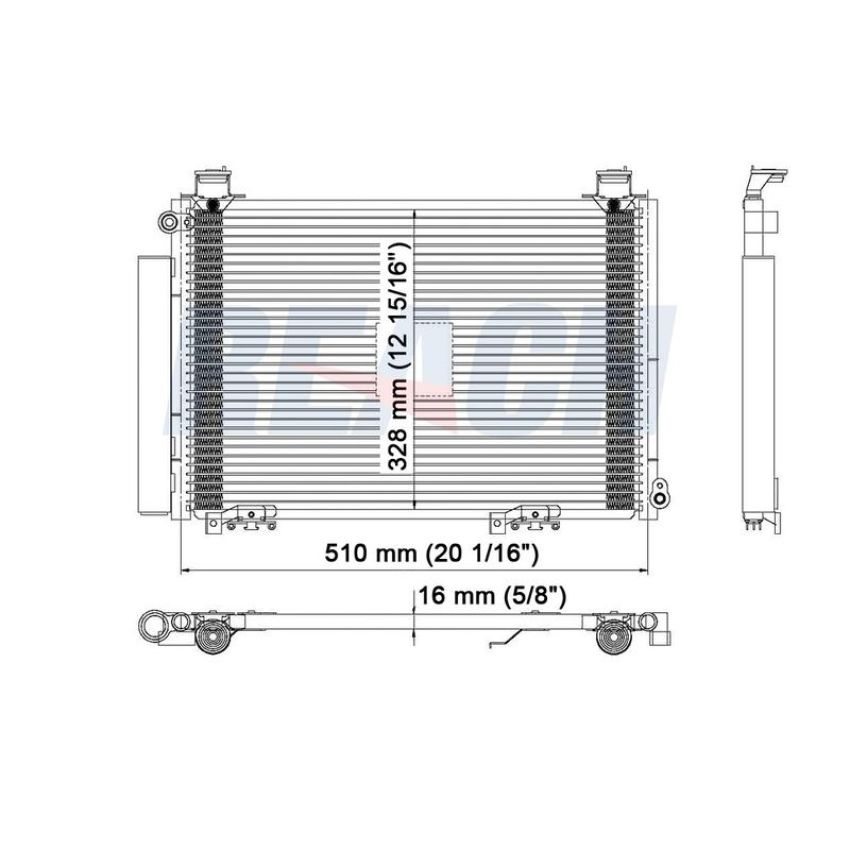 Reach International 31-4966 A/C Condenser