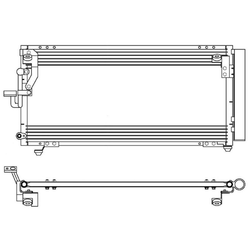 Reach International 31-4967 A/C Condenser