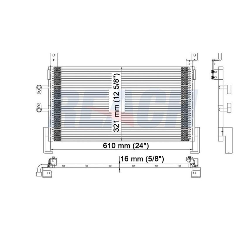 Reach International 31-4969 A/C Condenser