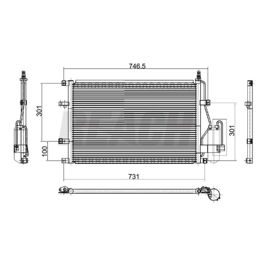 Reach International 31-4970 A/C Condenser