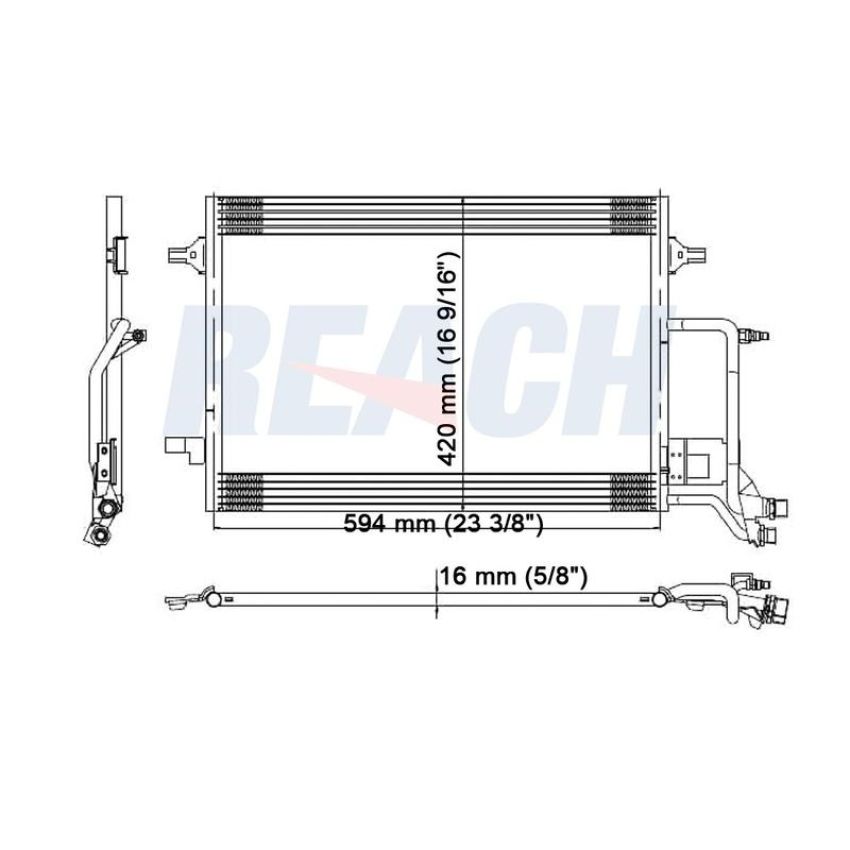Reach International 31-4972 A/C Condenser
