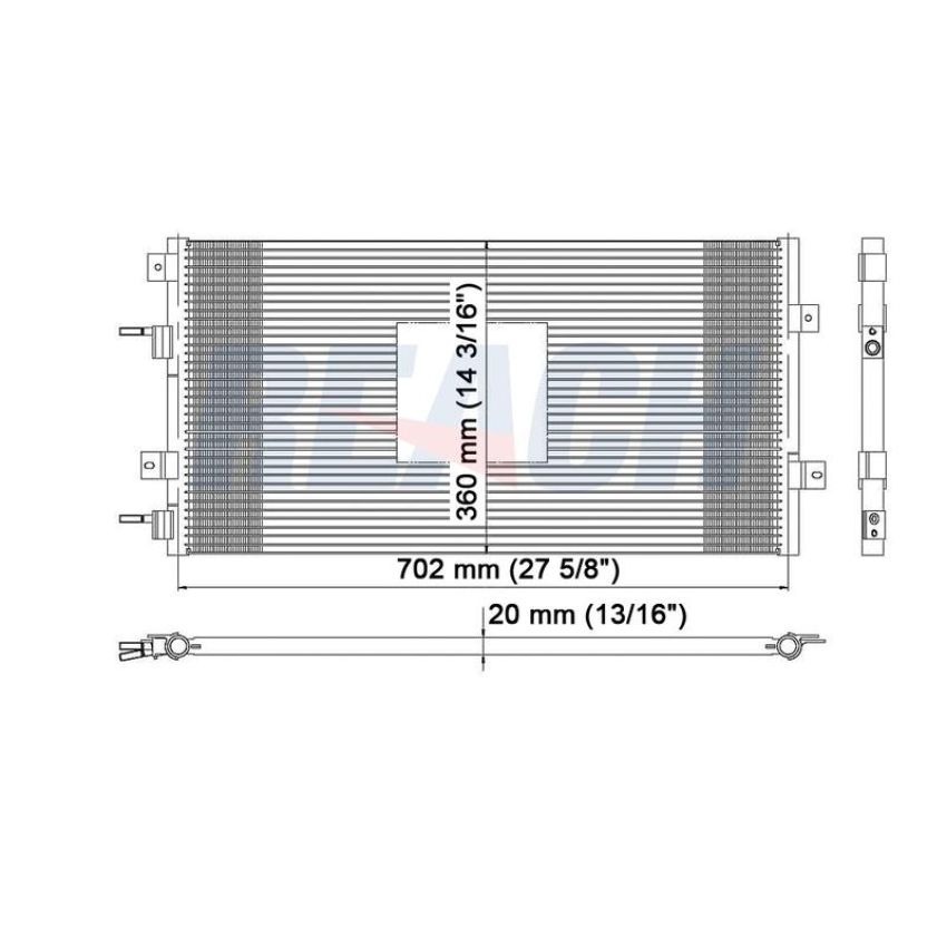 Reach International 31-4974 A/C Condenser