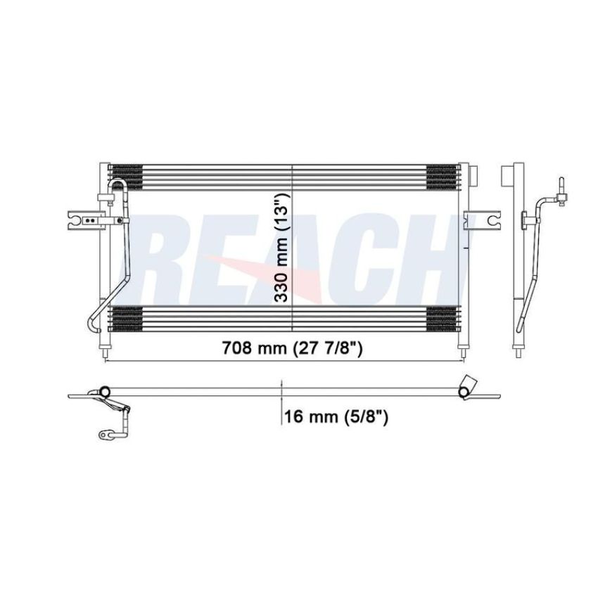 Reach International 31-4978 A/C Condenser